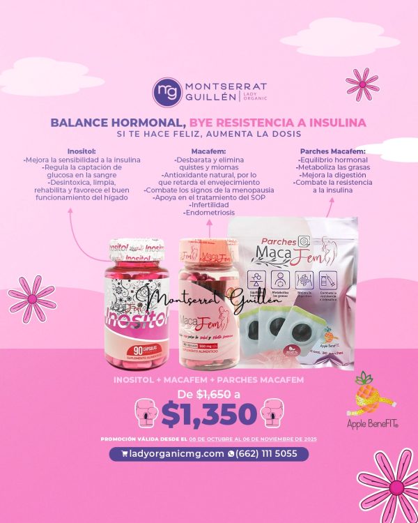 BALANCE HORMONAL, BYE RESISTENCIA A INSULINA
