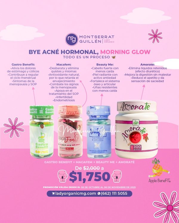 BYE ACNÉ HORMONAL, MORNING GLOW