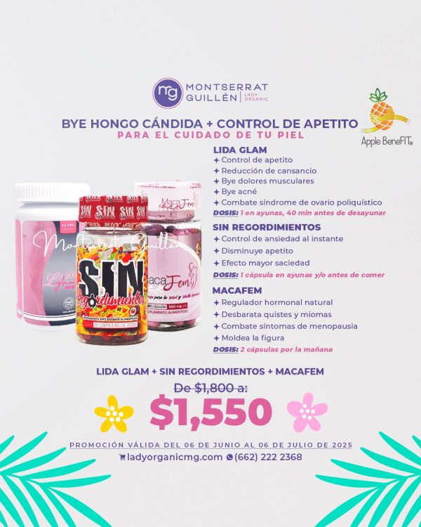 BYE HONGO CÁNDIDA + CONTROL DE APETITO