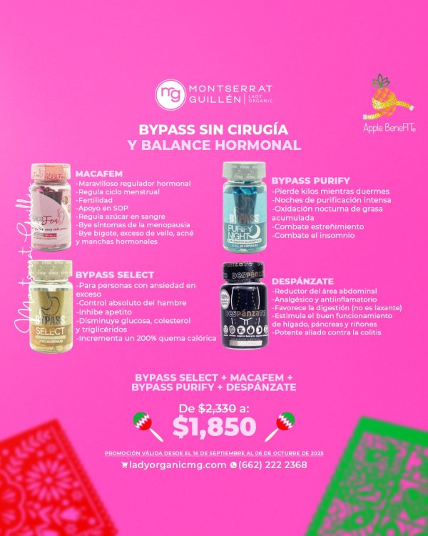KIT "BYPASS SIN CIRUGÍA Y BALANCE HORMONAL"