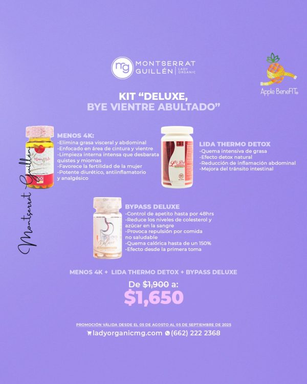 KIT "DELUXE, BYE VIENTRE ABULTADO"