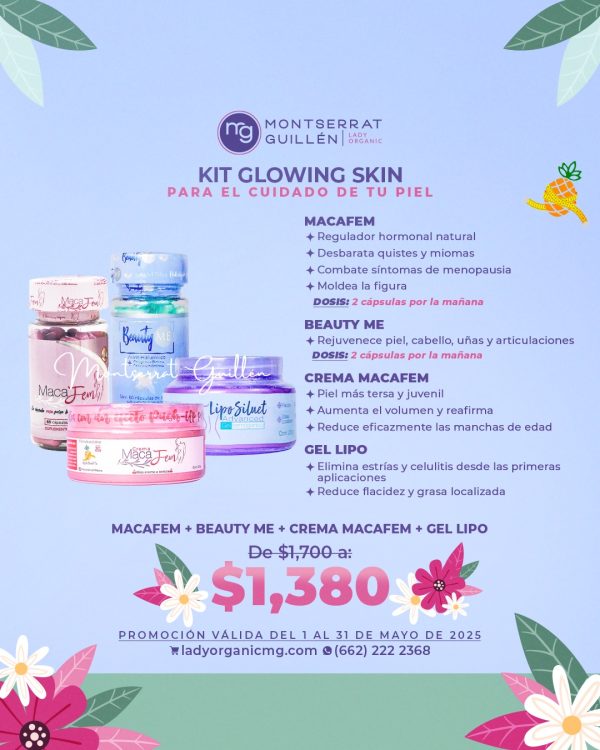 KIT GLOWING SKIN PARA EL CUIDADO DE TU PIEL