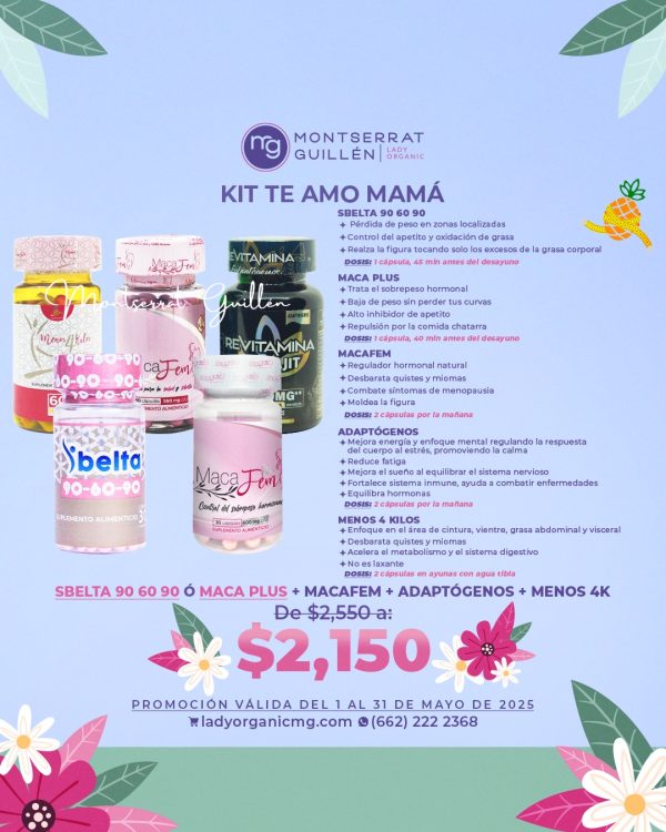 KIT TE AMO MAMÁ