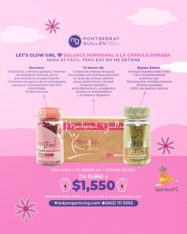 LET´S GLOW GIRL BALANCE HORMONAL Y LA CÁPSULA DORADA