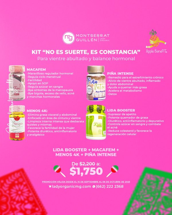 KIT "NO ES SUERTE, ES CONSTANCIA"