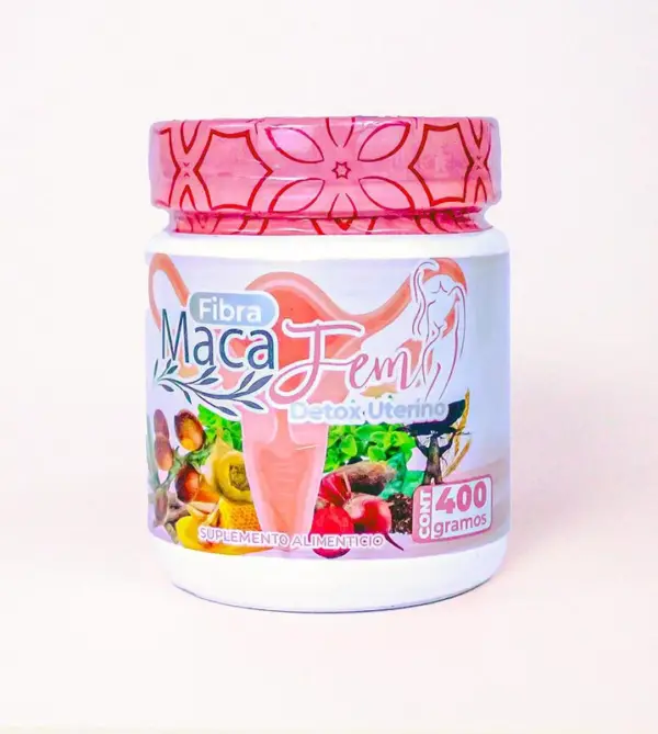 Fibra Macafem Detox Uterino - Monserrat Guillen - Lady Organic