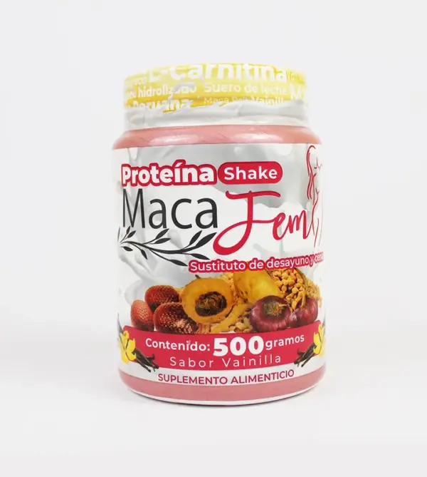 MacaFem Shake Vainilla - Monserrat Guillen - Lady Organic